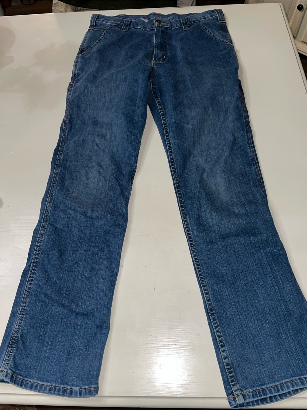 Carhartt relaxed fit straight leg cargo jeans size 34X32